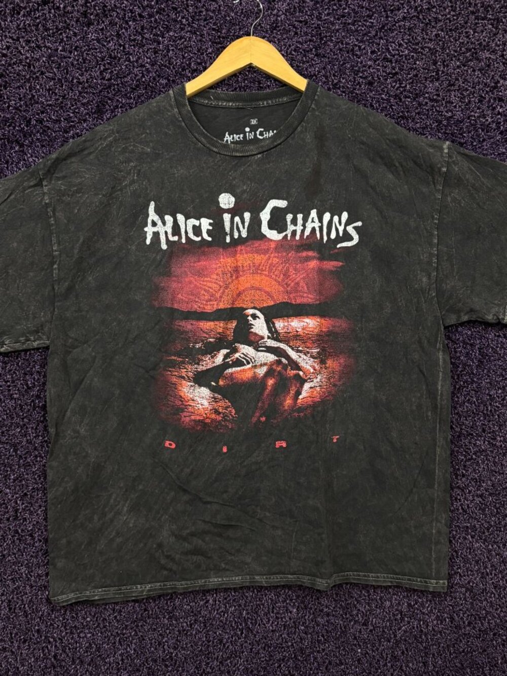 Alice In Chains Dirt Album Cover Poster Grunge T-Shirt 2X